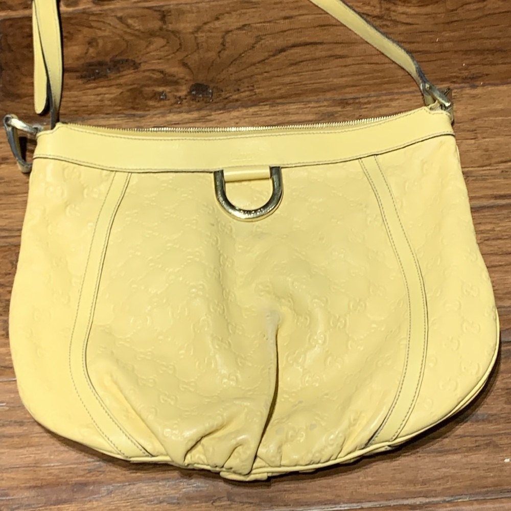 Pre-Loved Gucci Monogram Embossed Adjustable Sing… - image 7